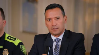 Ministro de defensa, Pedro Arnulfo Sánchez, durante Consejo de ministros