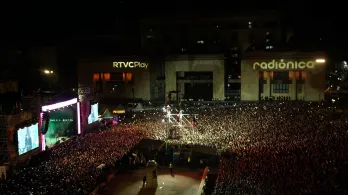 Plaza de Bolívar durante el Concierto de la Esperanza VI 2025