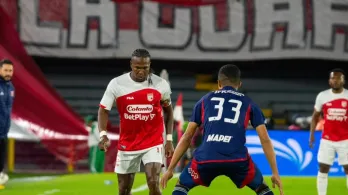 Empate entre Santa Fe y Medellín. / Foto: Santiago Villegas - RTVC.