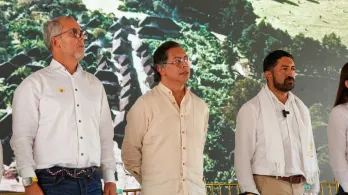 Petro en jornada agrícola en Ocaña. / Foto: Presidencia.