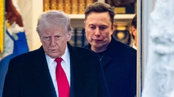 Elon Musk y Donald Trump. / Foto: AFP.