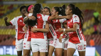 Las Leonas rugieron en el Pascual Guerrero: América 0 - 1 Santa Fe 