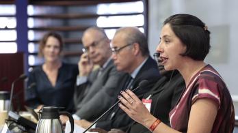 Ministra Martha Carvajalino.