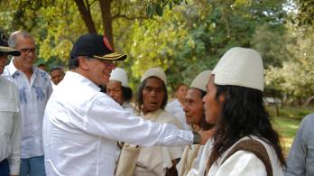 Propuesta del presidente Petro y comunidades indígenas de Magdalena. / Foto: Presidencia.