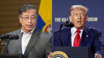 Petro sobre propuesta a Trump. / Fotos: AFP y Presidencia.
