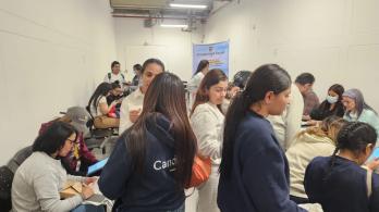 Colombianos retornados desde Estados Unidos. / Foto: Cancillería.