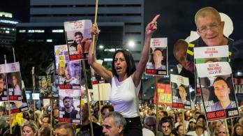 Manifestantes en Tel-Aviv.