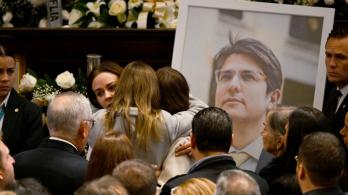Honras fúnebres a Miguel Uribe Turbay.