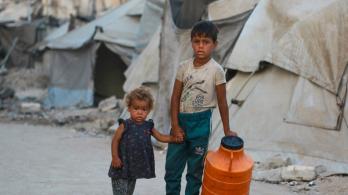 Niños en Gaza.