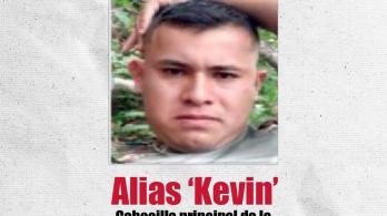 Segundo cabecilla de la columna Carlos Patiño, alias Kevin