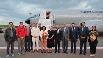 Viaje de Francia Márquez a África. / Foto: Cancillería.