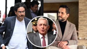 Carta de Cepeda y abogado Del Río sobre Uribe. / Fotos: AFP y X Del Río Malo.