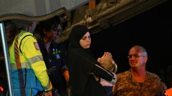 Niños evacuados en Gaza. / Foto: AFP.