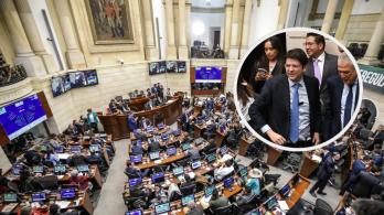Curul de Miguel Uribe Turbay en el Senado. / Fotos: AFP.