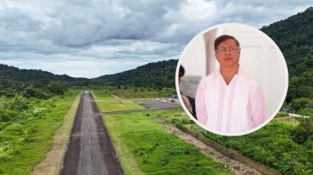 Modernización del aeródromo en Bahía Solano. / Fotos: Presidencia.