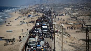 Miles de palestinos huyen desesperadamente en el quinto día de la invasión terrestre israelí