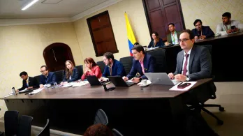 ​Encuentro de alto nivel de la directora de la Cancillería, Patricia Cortés Ortiz, y la secretaria general de la Fundación Consejo España-Colombia, Carmen Fernández.​