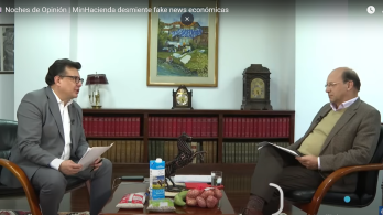 Ministro de Hacienda, Germán Ávila en entrevista con Hollman Morris en Noches de Opinión