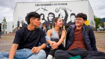 ​​Los jó​venes del Catatumbo María Camila Ávila y Rafael Amado, ingresaron a la carrera de Medicina, y Stiven Sánchez, a Fonoaudiología.