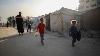 Niños en Gaza. / Foto: AFP.