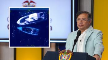 Petro sobre operaciones en el mar caribe. / Fotos: Presidencia y MinDefensa.