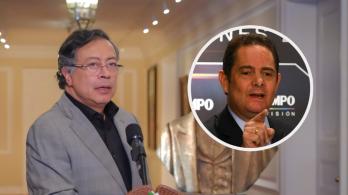 Presidente Petro y Germán Vargas Lleras. / Fotos: Presidencia y AFP.