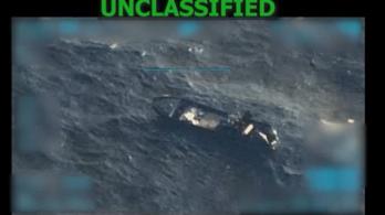 Imagen de la lancha bombardeada por Estados Unidos.