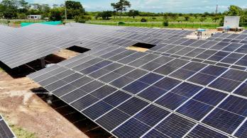 Páneles solares.
