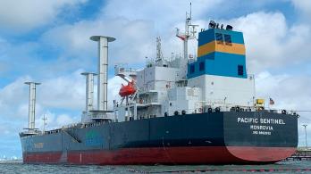 Ecopetrol: Se trata del buque Pacific Sentinel, capaz de reducir hasta en un 49 % las emisiones de CO₂ en comparación con embarcaciones tradicionales de su categoría.