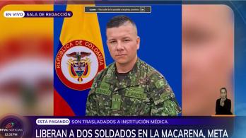  Fueron liberados los dos soldados retenidos el día de ayer en medio de una operación militar que adelantaba la fuerza pública en articulación con la Fiscalía en el departamento del Meta