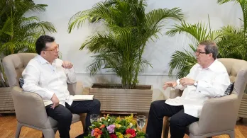 Canciller de Cuba, Bruno Rodríguez.