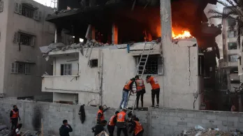 Ataques de Israel al sur del Líbano. / Foto: AFP.