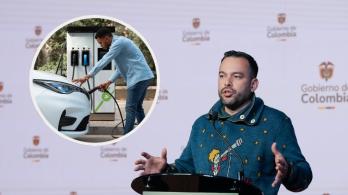 Movilidad eléctrica en Colombia. / Fotos: Presidencia y Freepik.