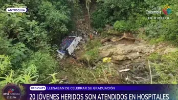 Bus accidentado en vía Remedios-Segovia, Antioquia, deja 17 muertos y 20 heridos, según Agencia de Seguridad Vial 