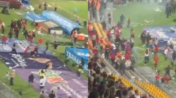 Disturbios en el Atanasio Girardot. / Foto: Captura de video.