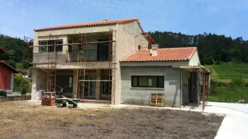 casa en construcción