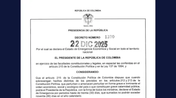 Decreto de emergencia económica.