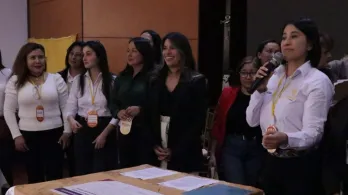 Mujeres colombianas en la minería. / Foto: X MinMinas.