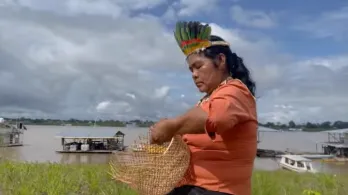 Uno de los mayores referentes culturales del pueblo Bora es su tradición artesanal en cestería