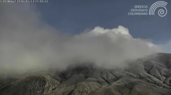 Actividad sísmica en volcanes del Cauca en enero 2026