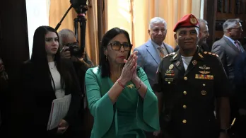 Delcy Rodríguez asume como presidenta encargada de Venezuela.