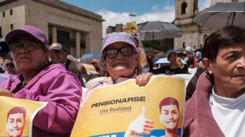 Pensiones para adultos mayores. / Foto: Presidencia.