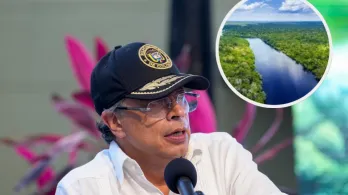 Petro sobre turismo en Leticia. / Fotos: Presidencia y Radio Nacional.