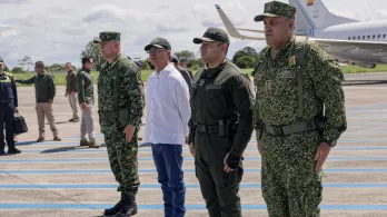 Petro da orden a fuerza pública. / Foto: Presidencia.