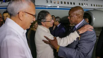 Presidente Petro llega a Panamá.  / Foto: Presidencia.