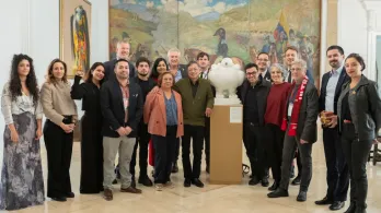 Reunión de cooperación internacional. / Foto: Presidencia.