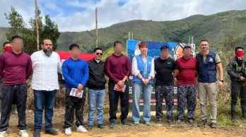 Policías liberados. / Foto: Defensoría del Pueblo.