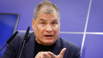 Rafael Correa. / Foto: AFP.