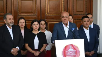 Jorge Rodríguez, Asamblea Nacional de Venezuela. / Foto: AFP.