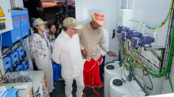 Gobierno entrega planta desalinizadora en La Guajira para llevar agua potable a más de 5 mil habitantes